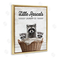 Lettered and Lined | Little Rascals Laundry Raccoons