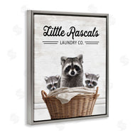 Lettered and Lined | Little Rascals Laundry Raccoons