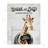 Lettered and Lined | Wash & Dry Laundry Giraffe