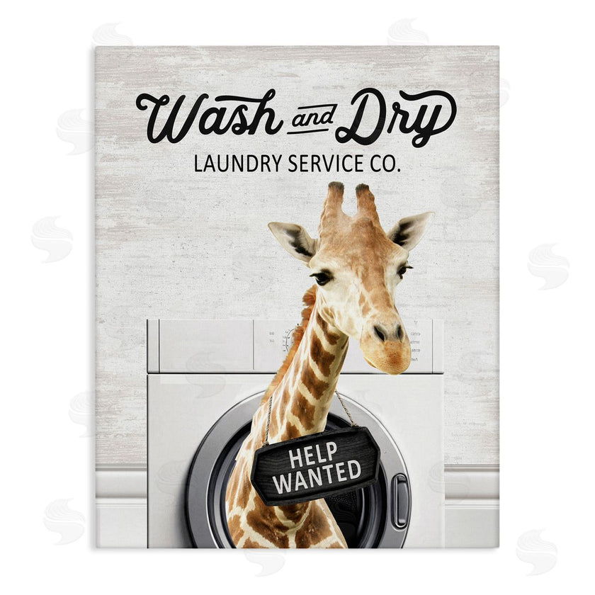 Lettered and Lined | Wash & Dry Laundry Giraffe