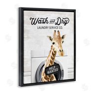 Lettered and Lined | Wash & Dry Laundry Giraffe