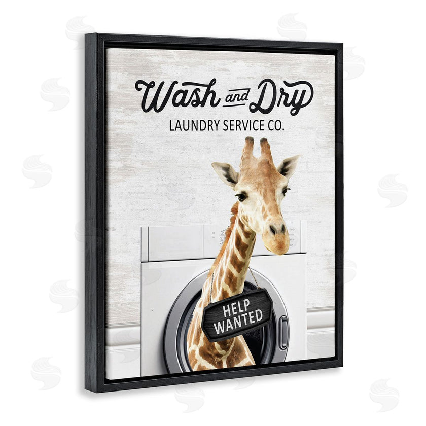 Lettered and Lined | Wash & Dry Laundry Giraffe