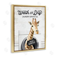 Lettered and Lined | Wash & Dry Laundry Giraffe