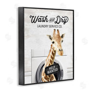 Lettered and Lined | Wash & Dry Laundry Giraffe