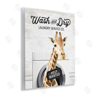 Lettered and Lined | Wash & Dry Laundry Giraffe