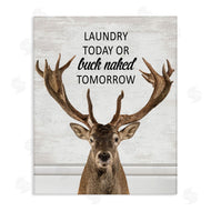 Lettered and Lined | Laundry or Buck Naked Tomorrow