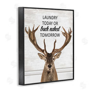 Lettered and Lined | Laundry or Buck Naked Tomorrow