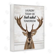 Lettered and Lined | Laundry or Buck Naked Tomorrow