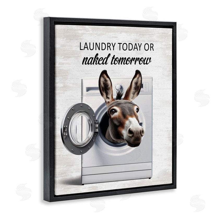 Lettered and Lined | Funny Donkey Washing Machine