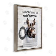Lettered and Lined | Funny Donkey Washing Machine