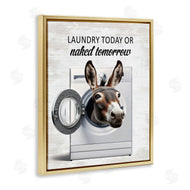 Lettered and Lined | Funny Donkey Washing Machine
