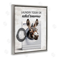 Lettered and Lined | Funny Donkey Washing Machine