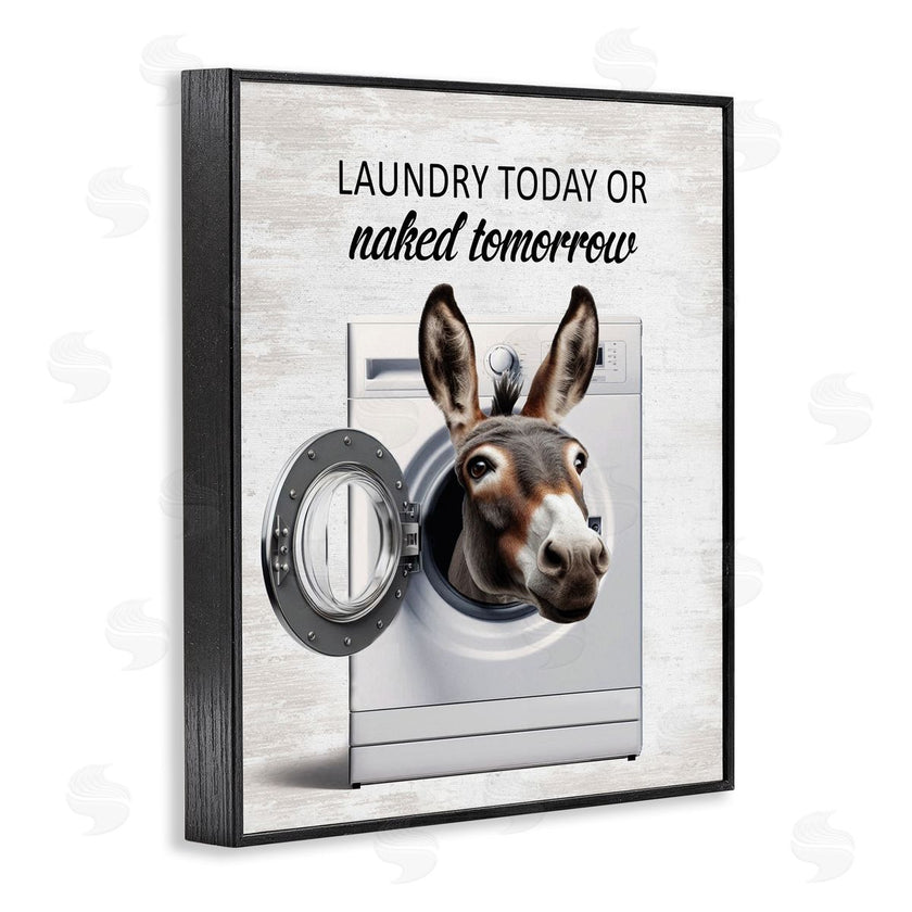 Lettered and Lined | Funny Donkey Washing Machine