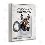 Lettered and Lined | Funny Donkey Washing Machine
