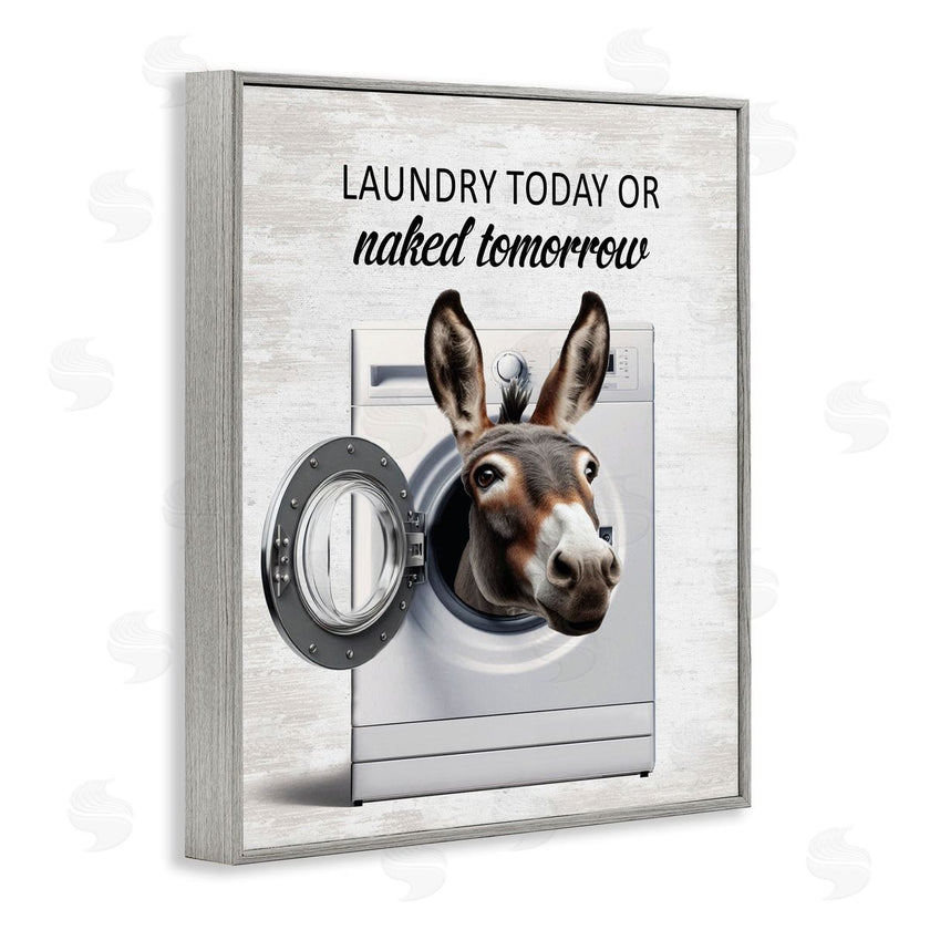 Lettered and Lined | Funny Donkey Washing Machine