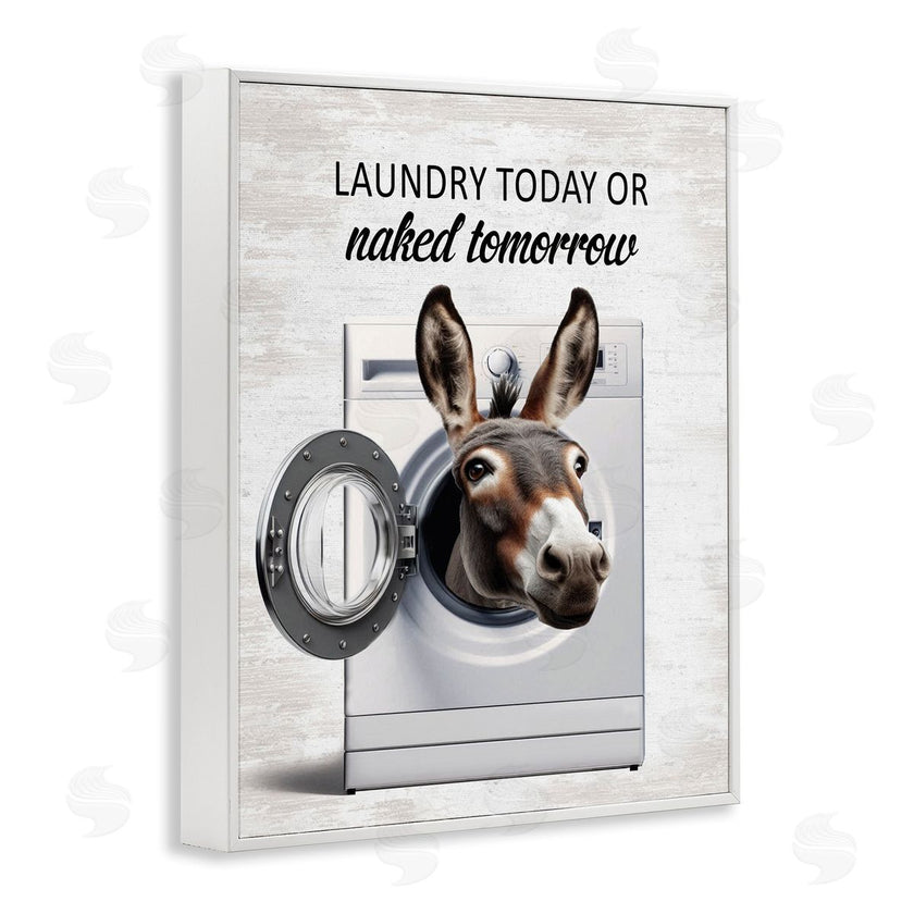 Lettered and Lined | Funny Donkey Washing Machine