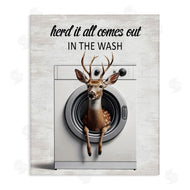Lettered and Lined | Herd It Comes Out In Wash