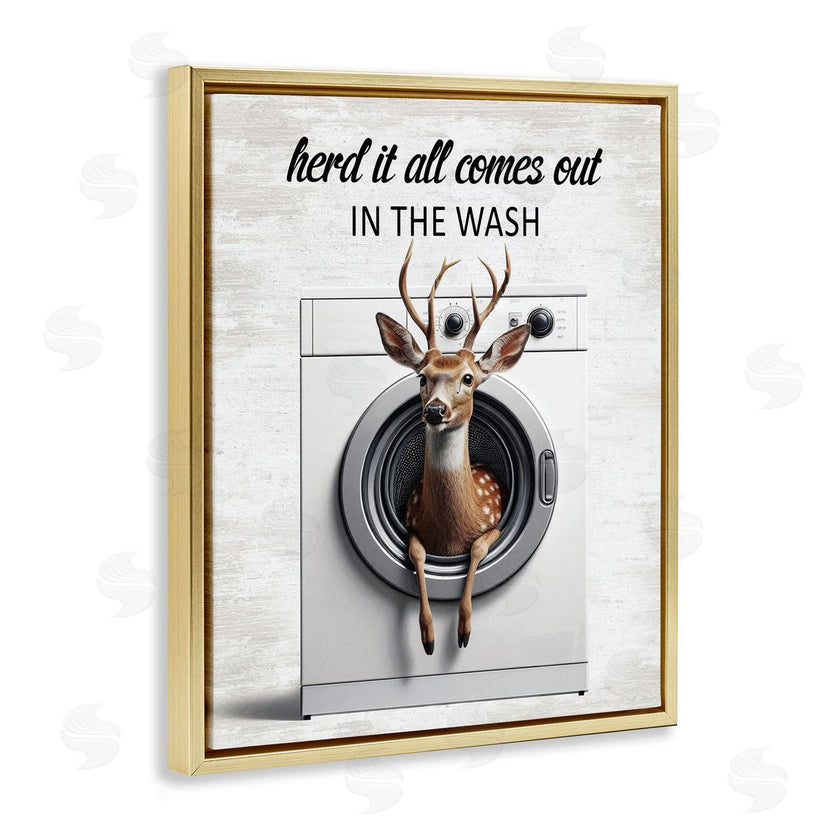 Lettered and Lined | Herd It Comes Out In Wash
