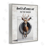 Lettered and Lined | Herd It Comes Out In Wash