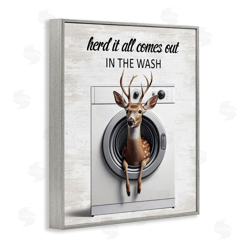 Lettered and Lined | Herd It Comes Out In Wash