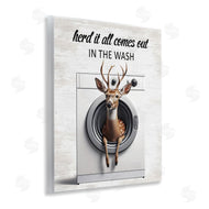 Lettered and Lined | Herd It Comes Out In Wash