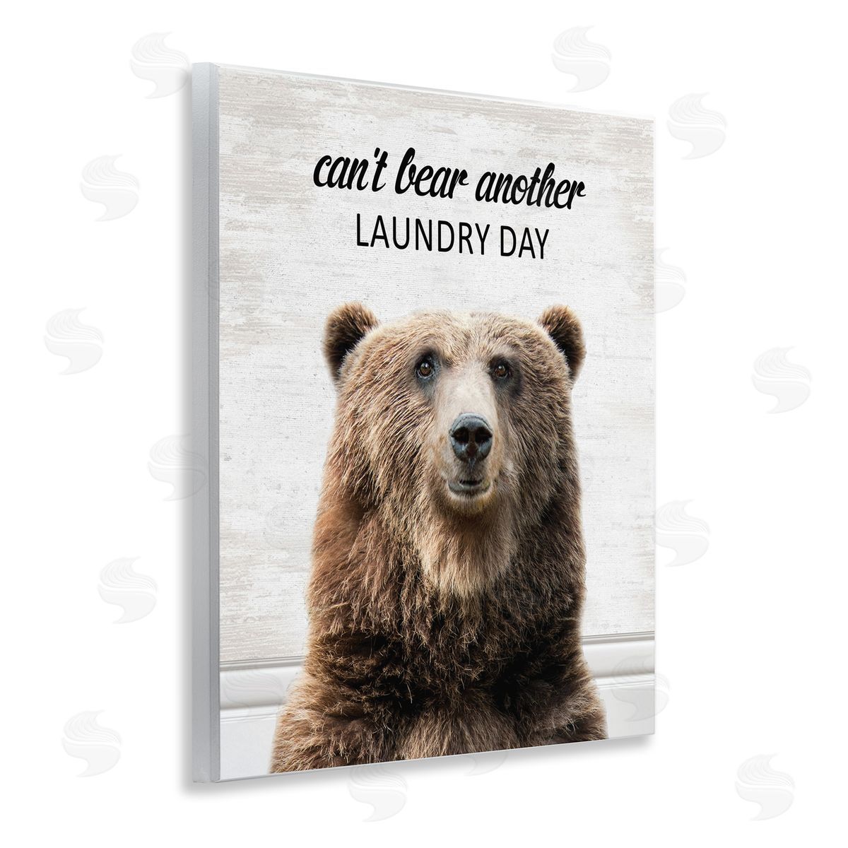 Can't Bear Another Laundry Day Wood Plaque Wall Art, Home Decor by Lettered and Lined