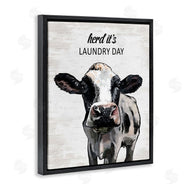 Lettered and Lined | Herd It's Laundry Day Cow