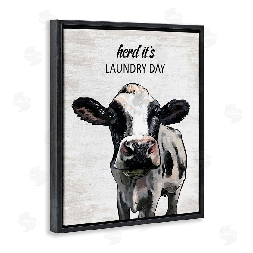 Lettered and Lined | Herd It's Laundry Day Cow