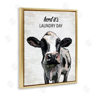 Lettered and Lined | Herd It's Laundry Day Cow