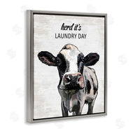 Lettered and Lined | Herd It's Laundry Day Cow