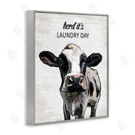 Lettered and Lined | Herd It's Laundry Day Cow
