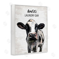 Lettered and Lined | Herd It's Laundry Day Cow