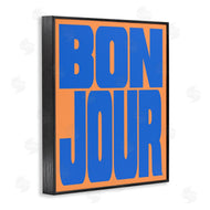 House of Lulu | Bonjour Blue & Orange