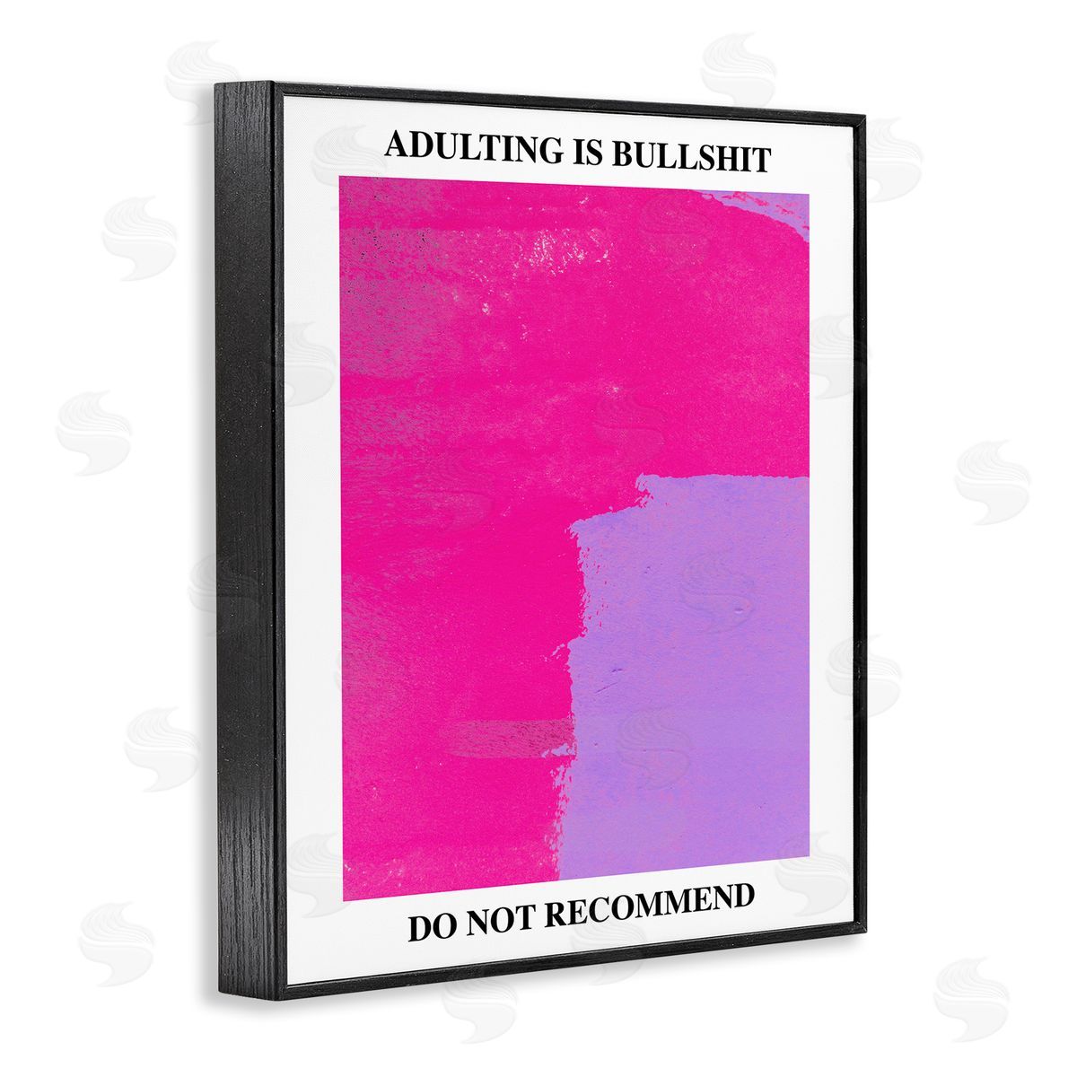 Adulting Do Not Recommend Black Frame Print Wall Art, Home Decor by House of Lulu