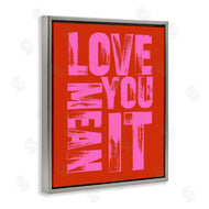 House of Lulu | Love You Mean It on Red