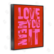 House of Lulu | Love You Mean It on Red