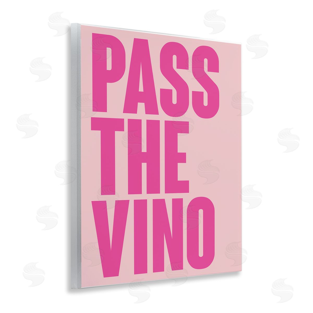 Pass The Vino Pastel Wood Plaque Wall Art, Home Decor by House of Lulu