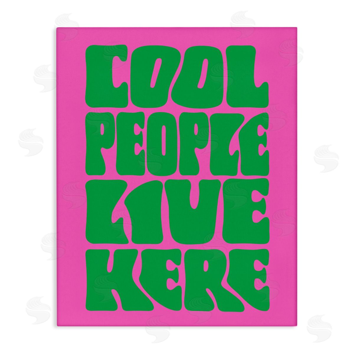 Cool People Live Here Canvas Wall Art, Home Decor by House of Lulu