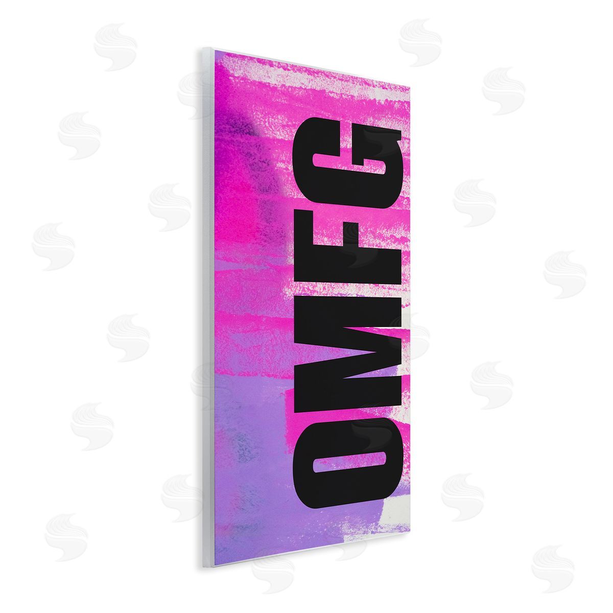 Bold OMFG on Abstract Wood Plaque Wall Art, Home Decor by House of Lulu