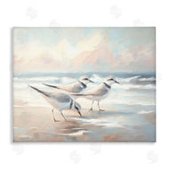 Ramona Murdock | Sandpipers Under Warm Beach Sun