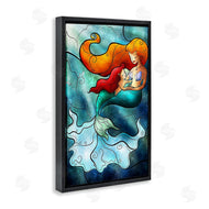Mandie Manzano | Mermaid & Child Stained Glass Style