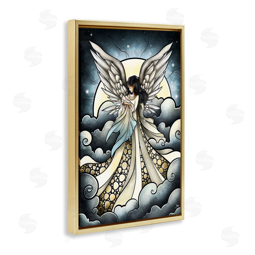Mandie Manzano | Classic Angel & Baby in Clouds