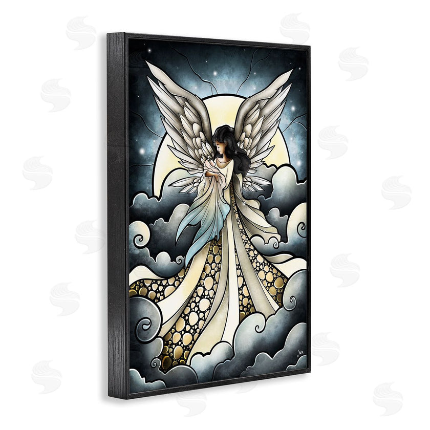 Mandie Manzano | Classic Angel & Baby in Clouds