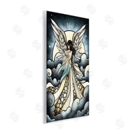 Mandie Manzano | Classic Angel & Baby in Clouds
