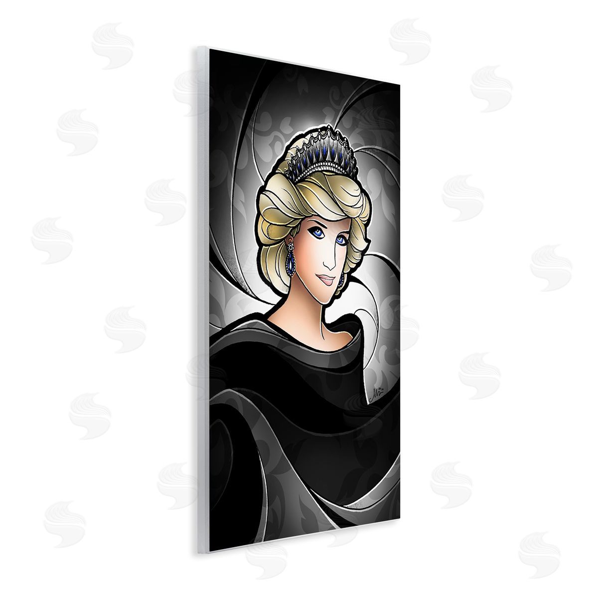 Royal Peoples' Princess Wood Plaque Wall Art, Home Decor by Mandie Manzano
