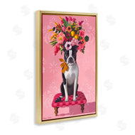 Heather Gauthier | Bulldog & Pink Bouquet