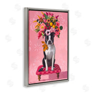Heather Gauthier | Bulldog & Pink Bouquet