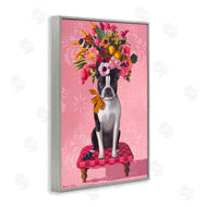 Heather Gauthier | Bulldog & Pink Bouquet