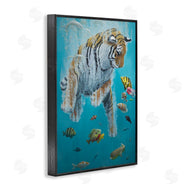 Heather Gauthier | Swimming Tiger Among Fish