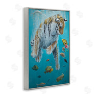 Heather Gauthier | Swimming Tiger Among Fish